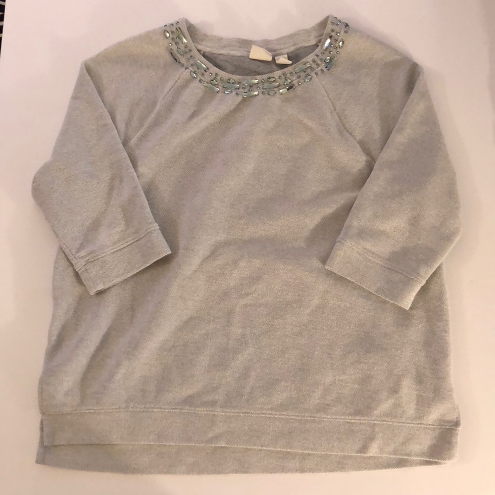 Shimmery Jeweled Sweater